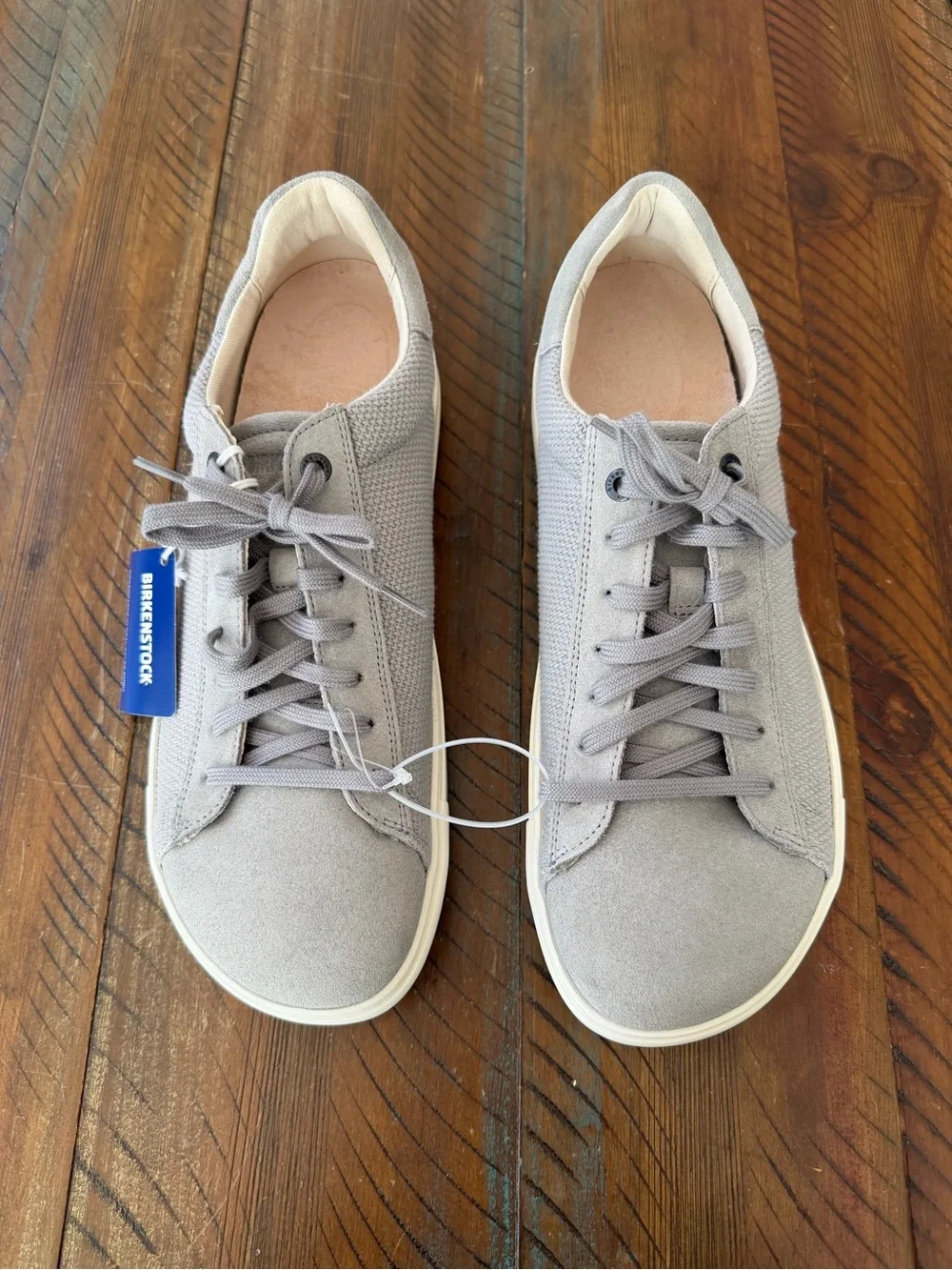 Men’s Birkenstock Sneaker Ben Light Gray Suede Size 10 New Shoes